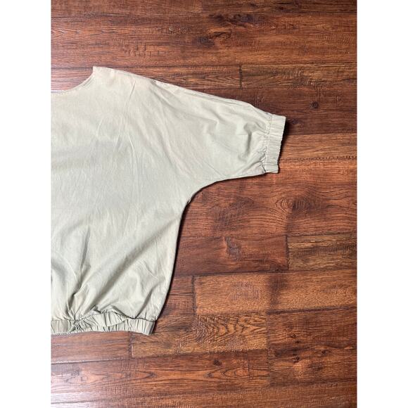 Vintage Elastic Waist Blouse Shirt South Western Bubble Print 2X-Large Risa Ann - Picture 7 of 8